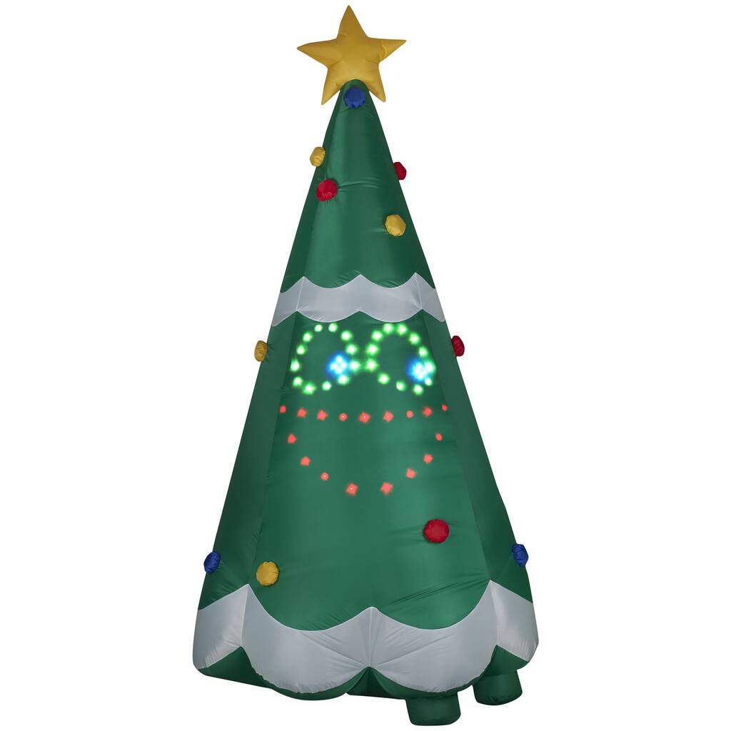 Animated Inflatable Christmas Tree Decoration