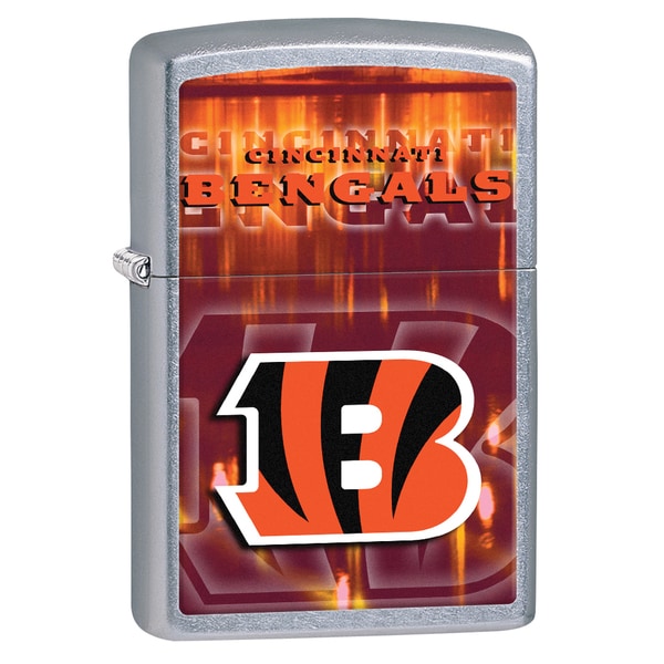 Shop Zippo NFL Cincinnati Bengals Refillable Lighter Free Shipping On