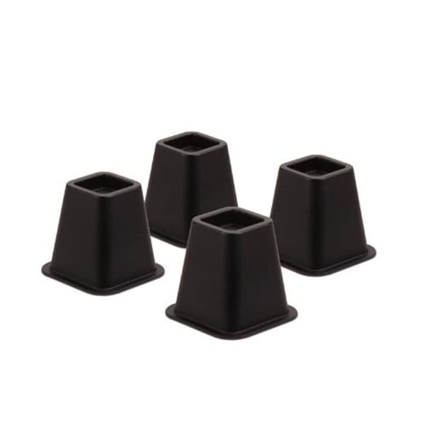 Richards Homewares Black Bed Risers Set of 4  ™ Shopping