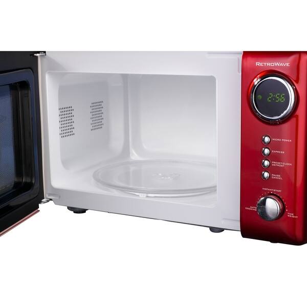 Shop Nostalgia Rmo770red Retro 0 7 Cubic Foot 700 Watt Countertop