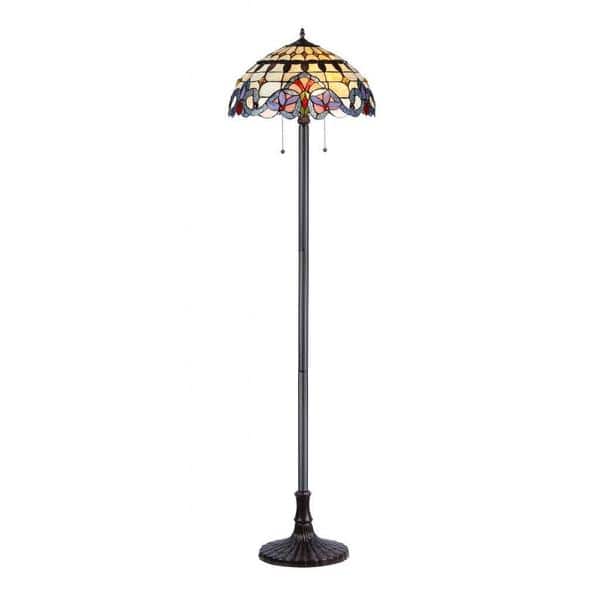 Tiffany Style Victorian Design 2-light Floor Lamp