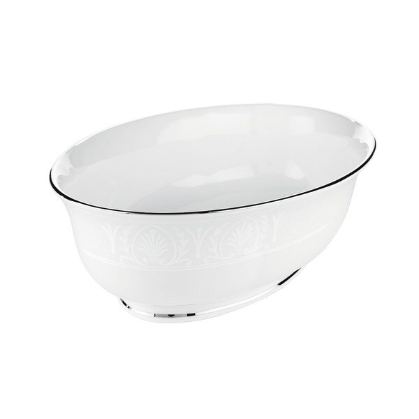 Lenox 'Hannah Platinum' 9.5-inch Open Vegetable Bowl