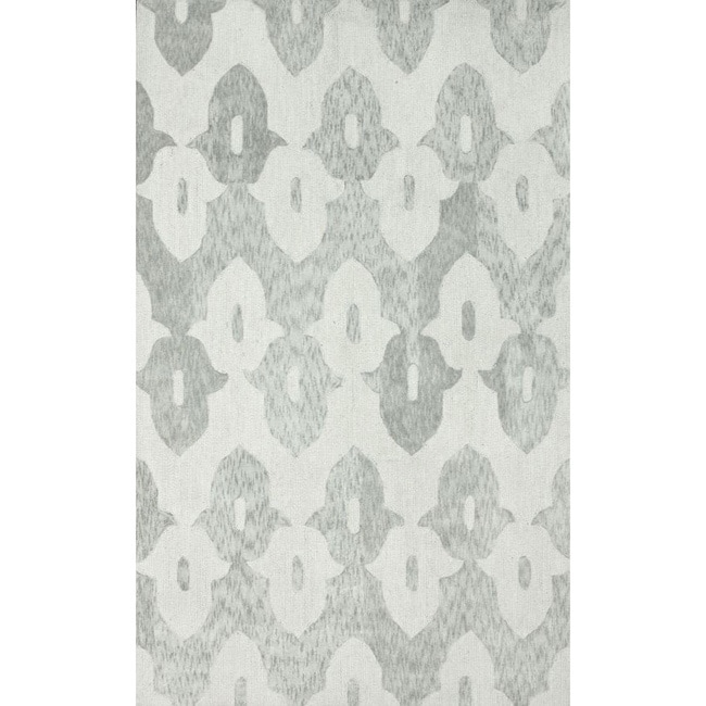 Nuloom Hand hooked Grey Wool blend Rug (5 X 8)