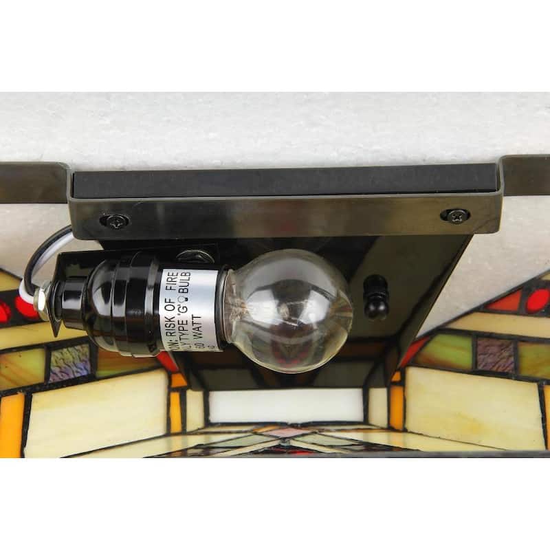 Tiffany Style Mission Design 1-light Wall Sconce