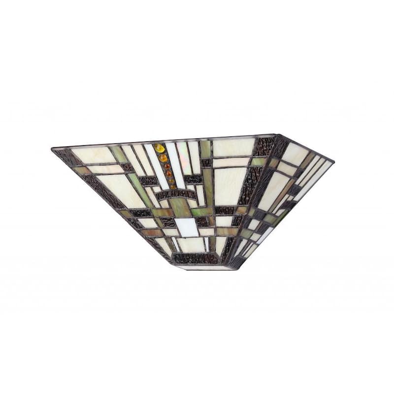 Tiffany Style Mission Design 1-light Wall Sconce