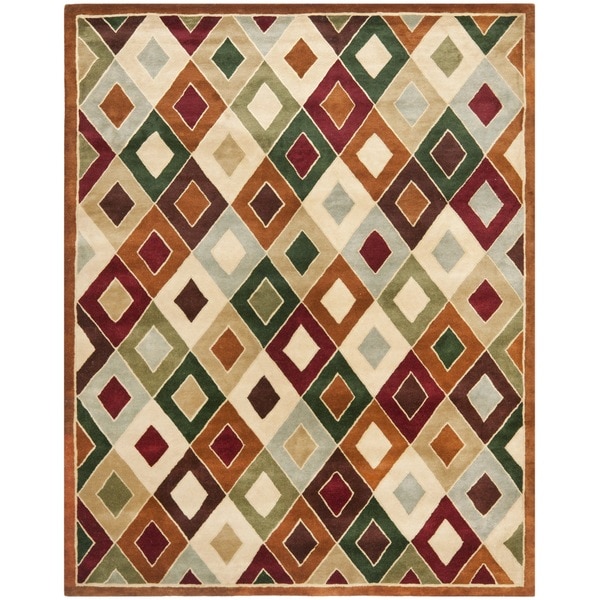 Shop Safavieh Handmade Royalty Tufted MultiColored Wool Rug 9' x 12' Free Shipping Today