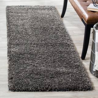 Safavieh Runner Rugs Online At Our Best Safavieh California Cozy Plush Dark Grey Charcoal Rug 2 3 X 13
