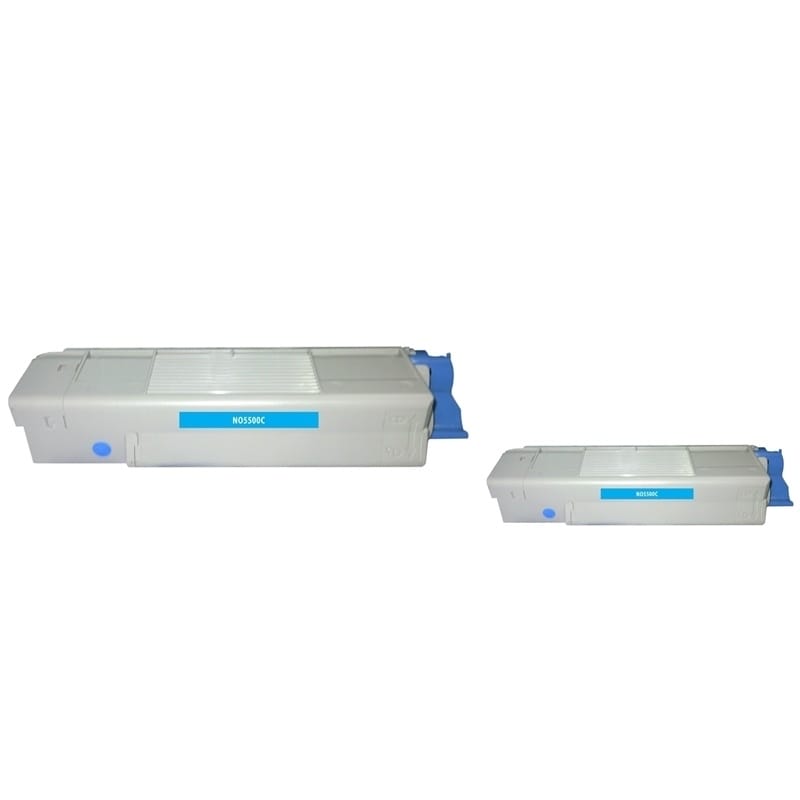 Basacc Toner Cartridges Compatible With Okidata C5500/ C5650/ C5800 (pack Of 2)