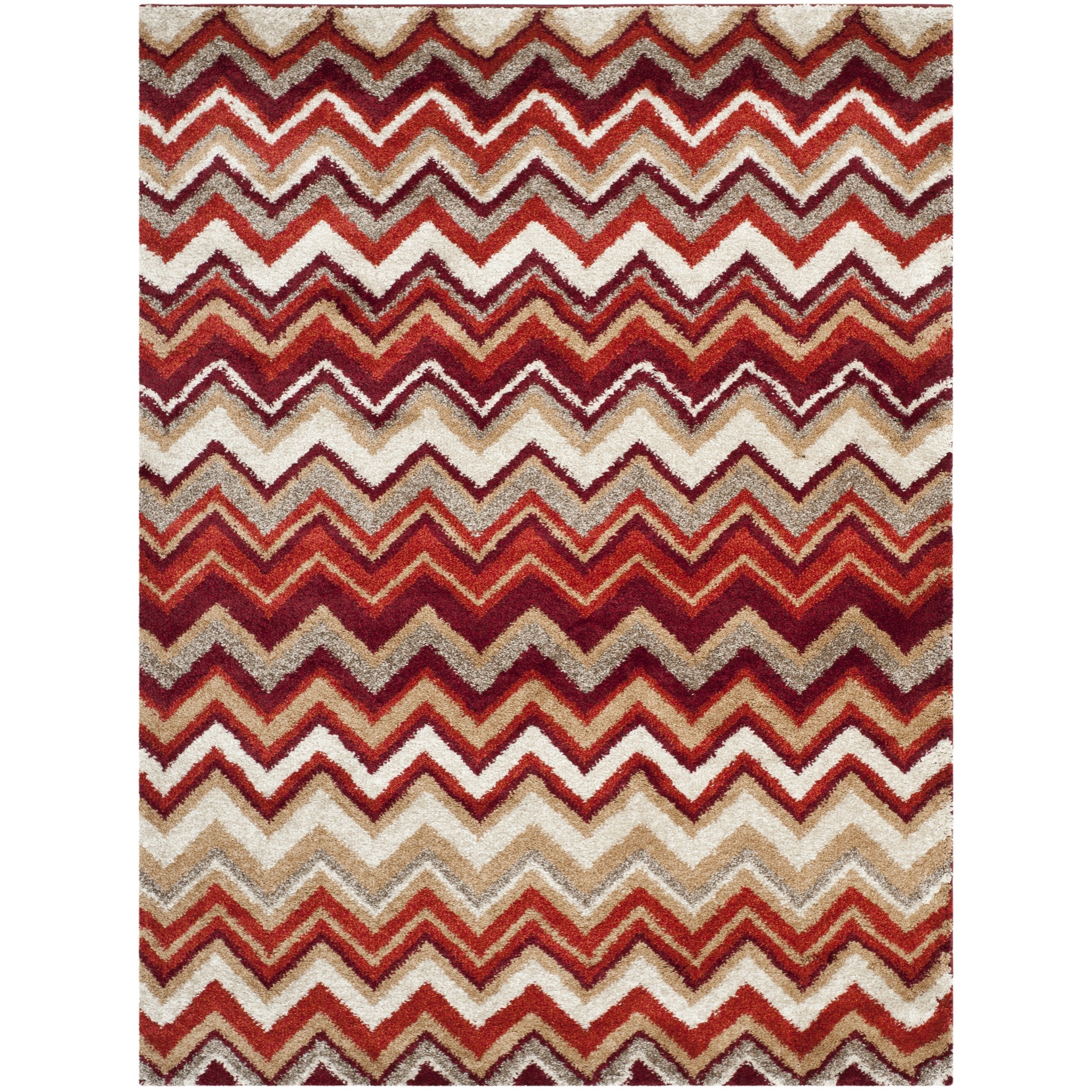 Safavieh Tahoe Beige/ Terracotta Area Rug (4 X 6)