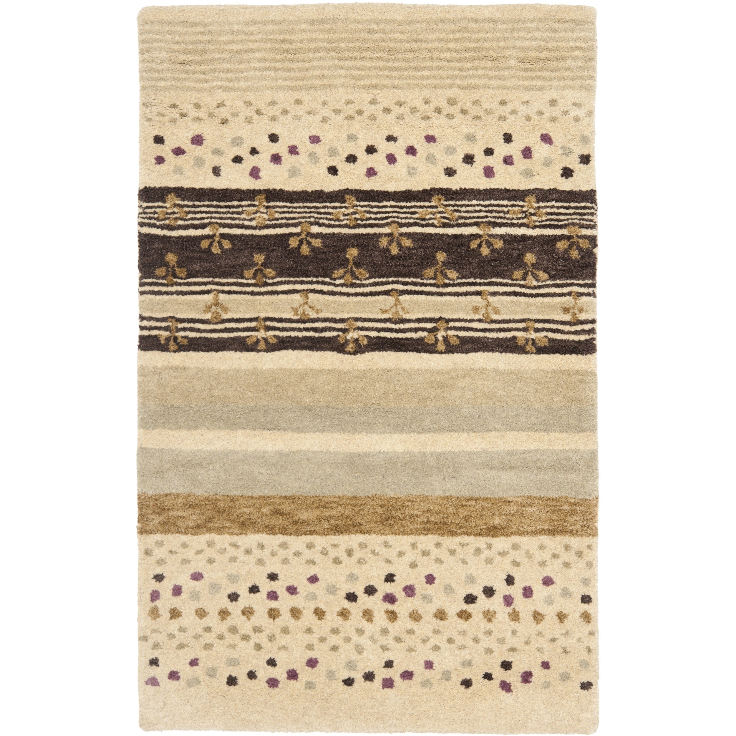 Safavieh Handmade Wyndham Ivory Wool Accent Rug (2 X 3)