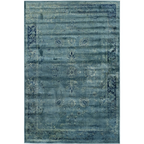 Safavieh Vintage Turquoise Viscose Rug (4' x 5'7) Safavieh 3x5   4x6 Rugs