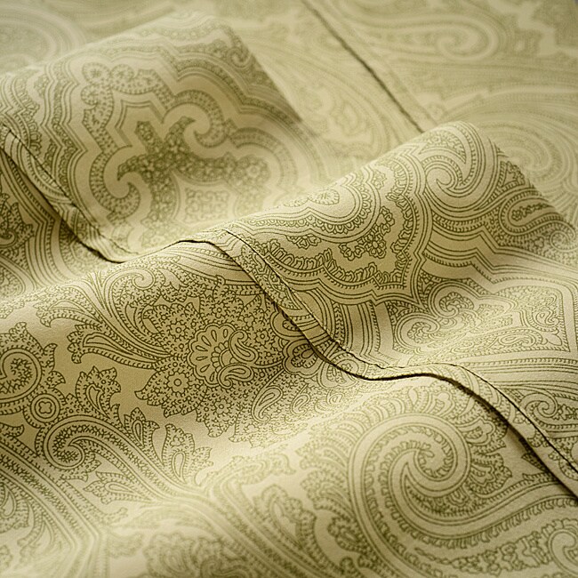 Superior Italian Paisley Cotton Blend 600 Thread Count Bed - Picture 31 of 45
