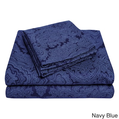 Superior Italian Paisley Cotton Blend 600 Thread Count Bed Sheet Set