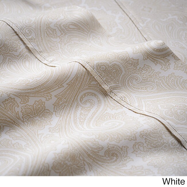 Superior Italian Paisley Cotton Blend 600 Thread Count Bed - Picture 43 of 45