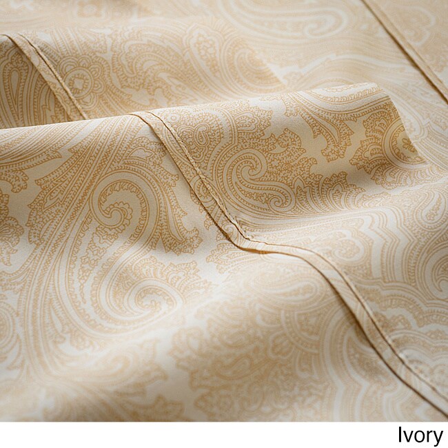 Superior Italian Paisley Cotton Blend 600 Thread Count Bed - Picture 25 of 45