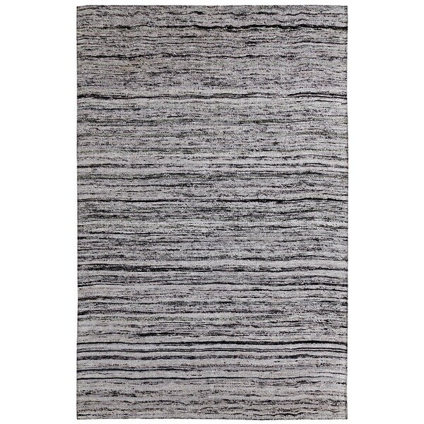 Loft Varigated Stripe Multi/Silver Rug - 4' x 6'