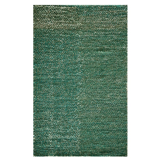 Modern Town Hand woven Teal Rug (8 X 10)