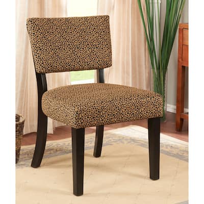 K&B Leopard Print Accent Chair
