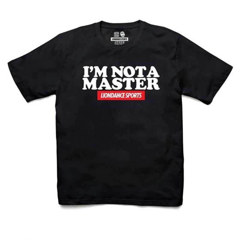 Basacc Unisex Black Im Not A Master T shirt (l) (BlackSize LargeLength (high point shoulder) 28 inchesWidth (across chest) 20.5 inchesAcross shoulder 19 inchesWashing InstructionsWash inside out and set on a gentle machine cycle in cold waterIron ins