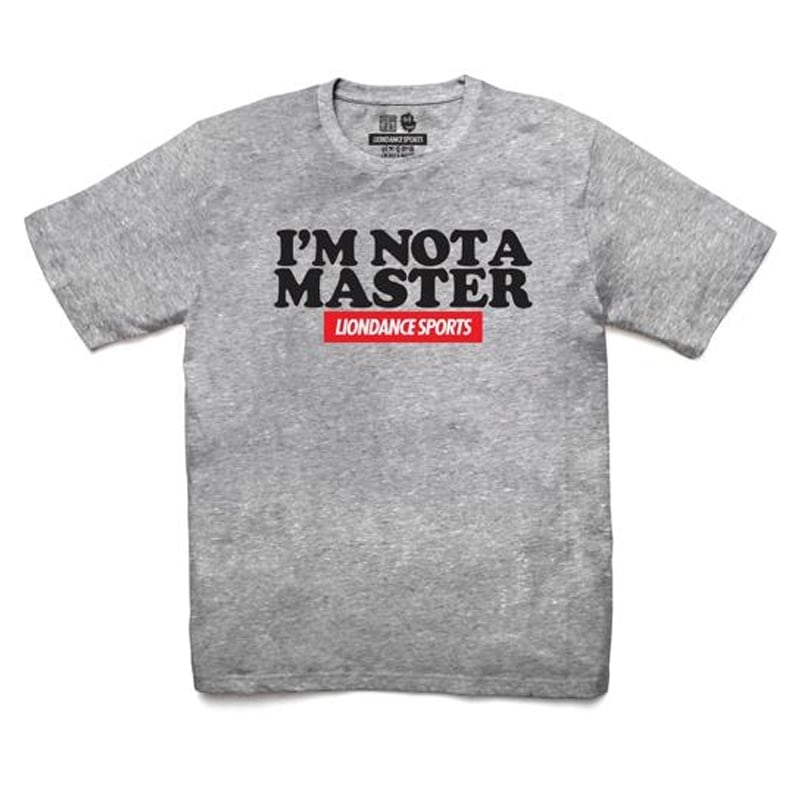 Basacc Basacc Unisex Gray Im Not A Master T shirt (l) Grey Size L