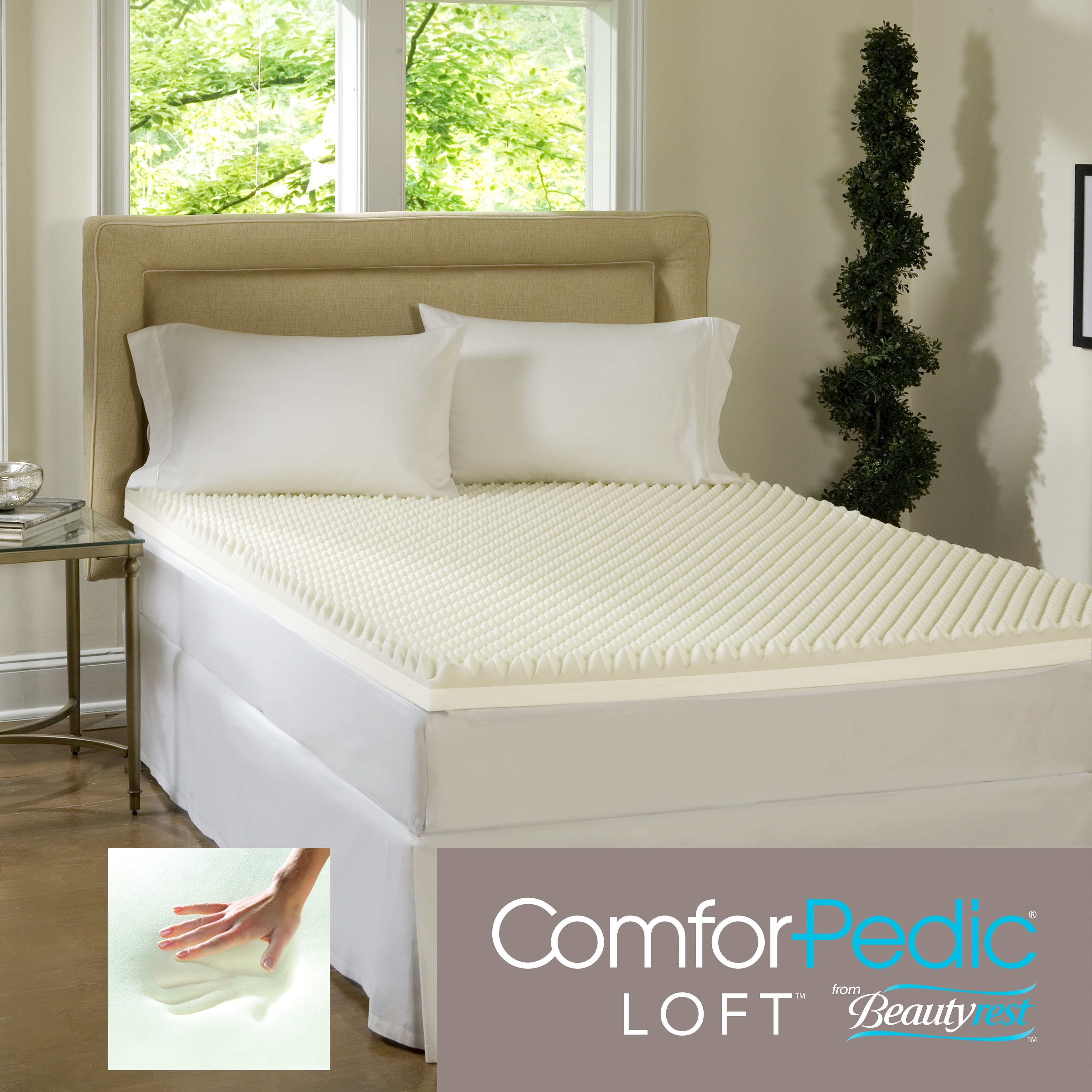 Beautyrest Highloft Mattress Makeover 4 inch Memory Foam Topper