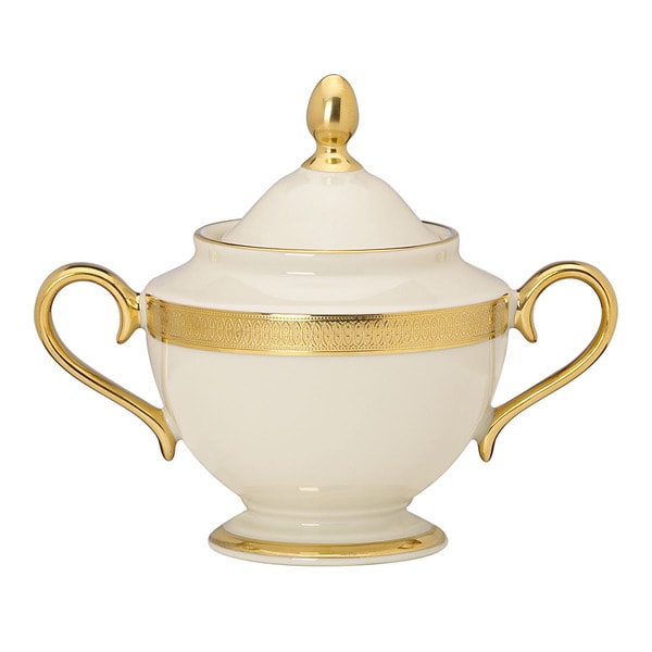 Lenox Lowell 24K Gold Accent Sugar Bowl