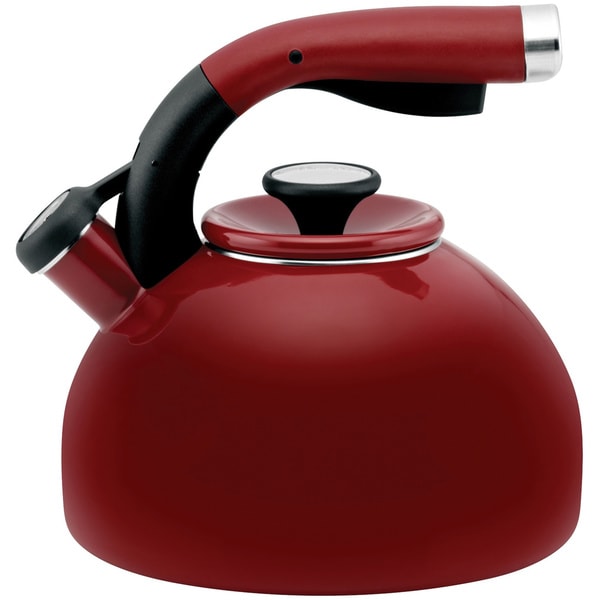 tea kettle red bird