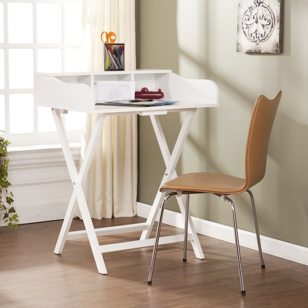 Shop Upton Home Marion White Folding Craft/ Student Desk/ Table - Free