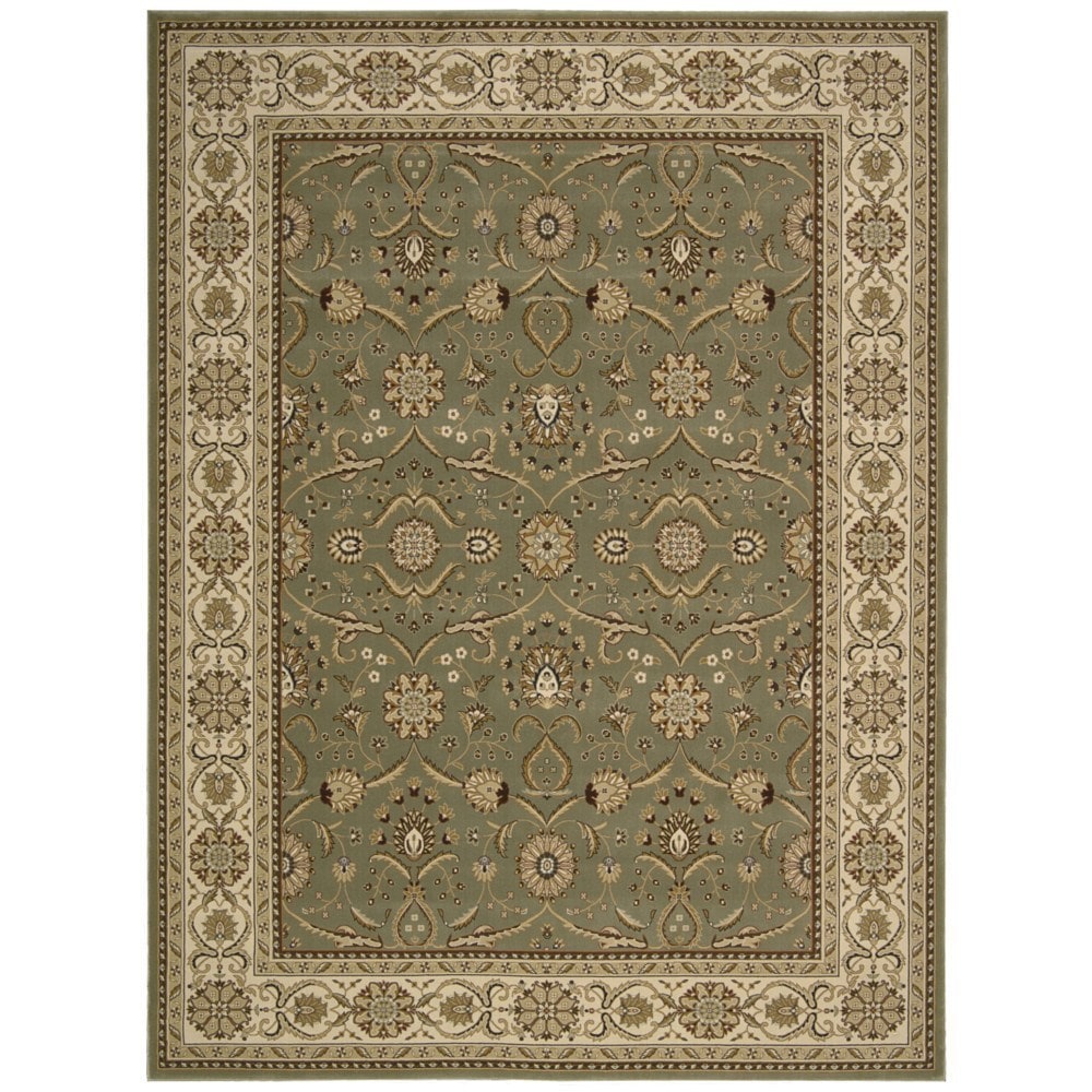 Nourison Persian Crown Green Area Rug (39 X 59)