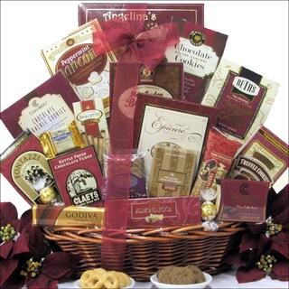 Peace & Prosperity Medium Chocolate Holiday Christmas Gift Basket Chocolate Baskets