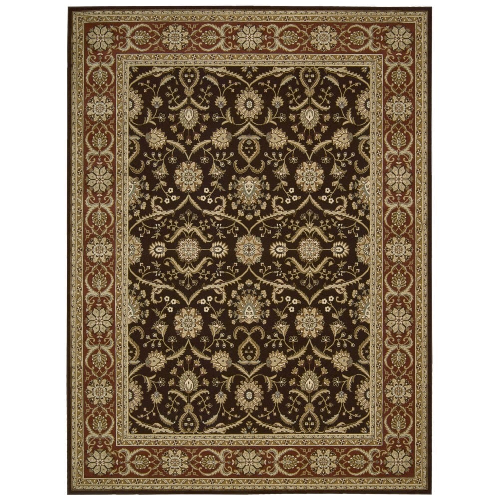 Nourison Persian Crown Dark Brown Rug (39 X 59)