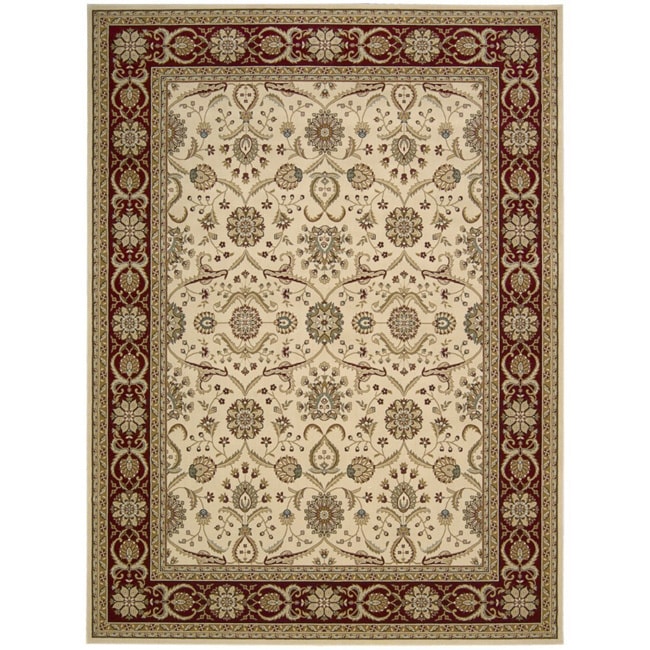 Nourison Persian Crown Cream Rug (53 X 74)