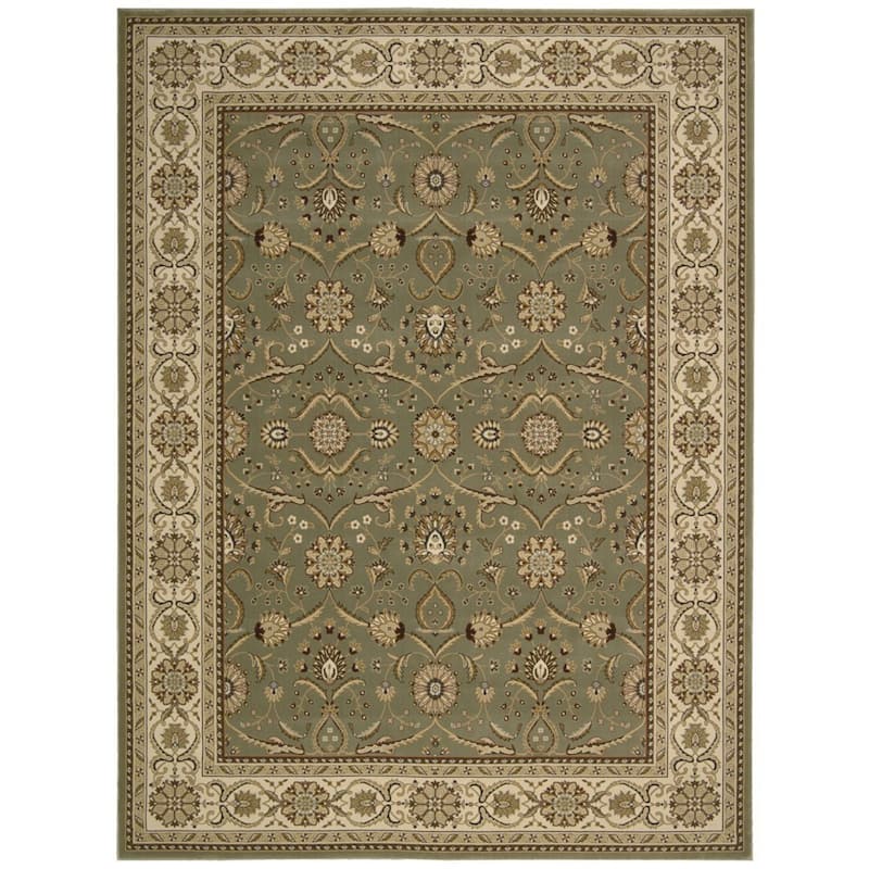 Nourison Persian Crown PC001 Area Rug - 9'3" x 12'9" - Green - Rectangle