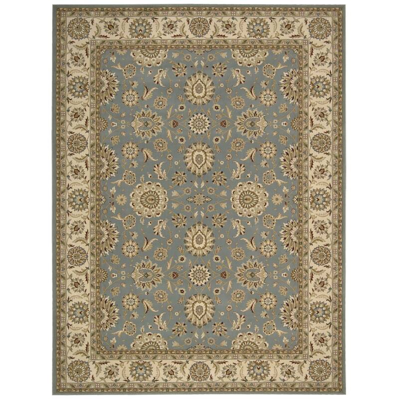 Nourison Persian Crown Traditional Persian Medallion Area Rug - 9'3" x 12'9" - Blue - Rectangle