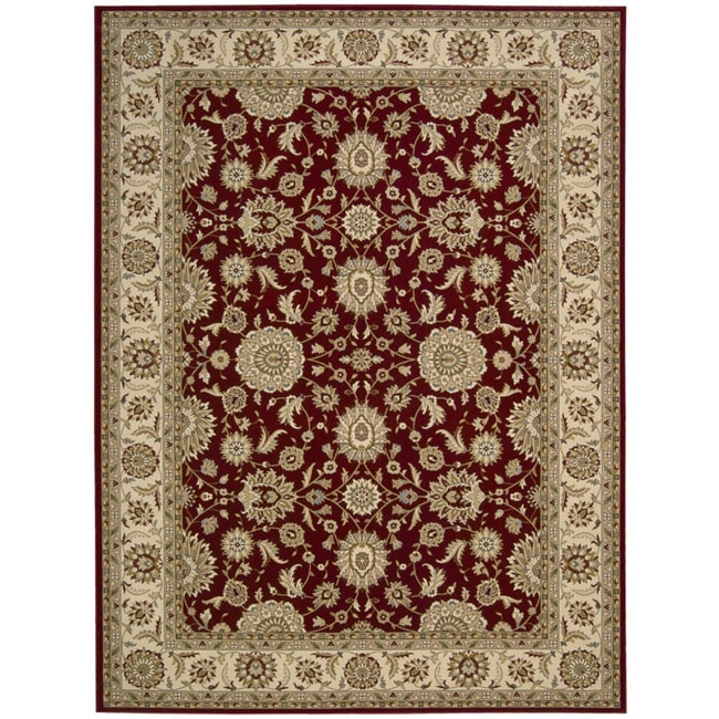 Nourison Persian Crown Red Rug (53 X 74)