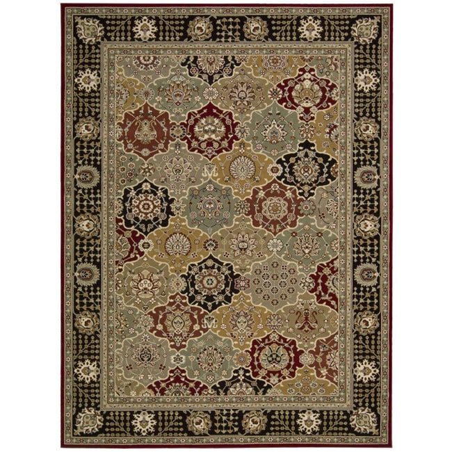 Nourison Persian Crown Black Rug (93 X 129)