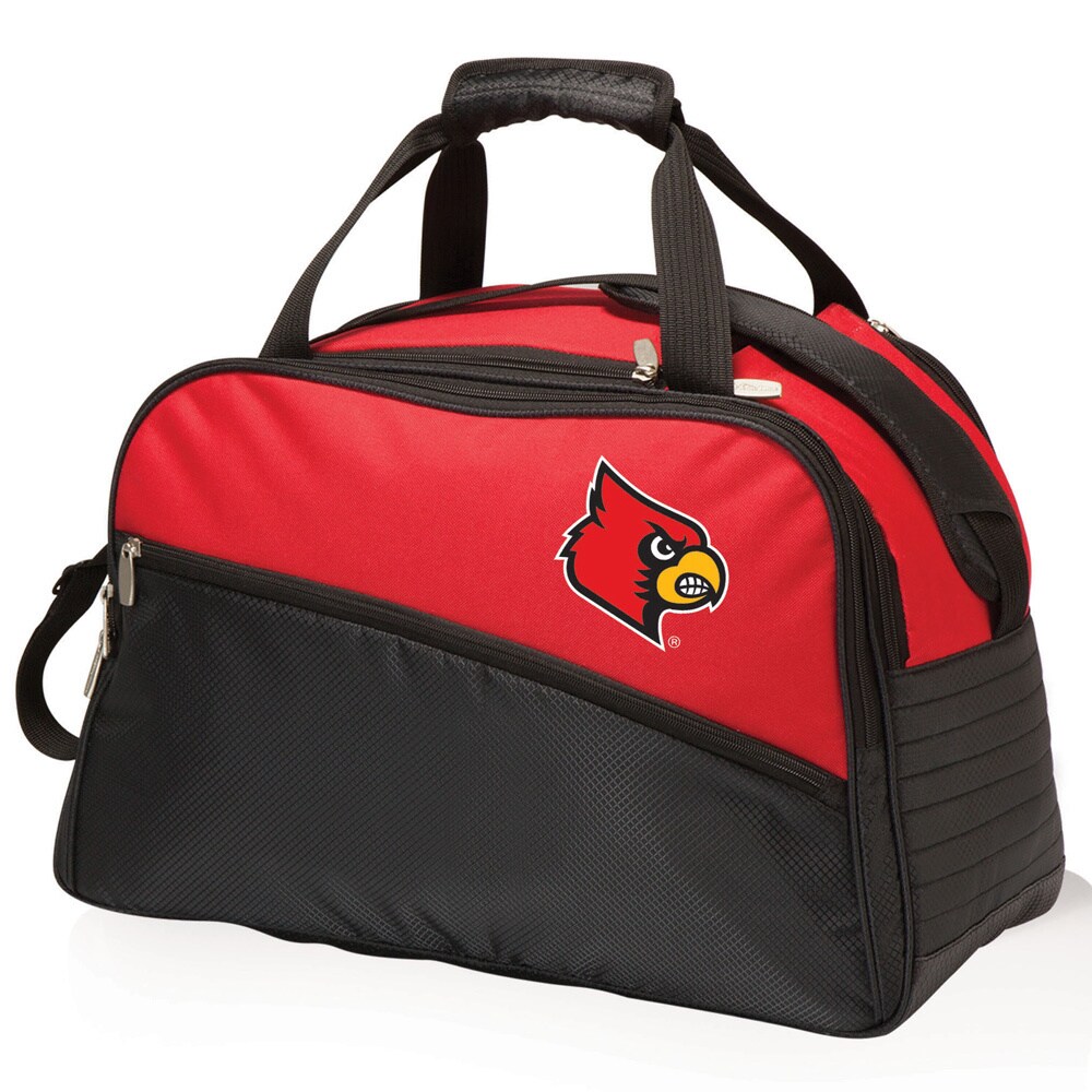 Picnic Time University Of Louisville Cardinals Red Tundra Insulated Cooler (RedMaterials PolyesterQuantity One (1)Fully insulated Adjustable compartmentsRemovable, heat sealed, water resistant interior liner Divided side compartmentThree additional exte