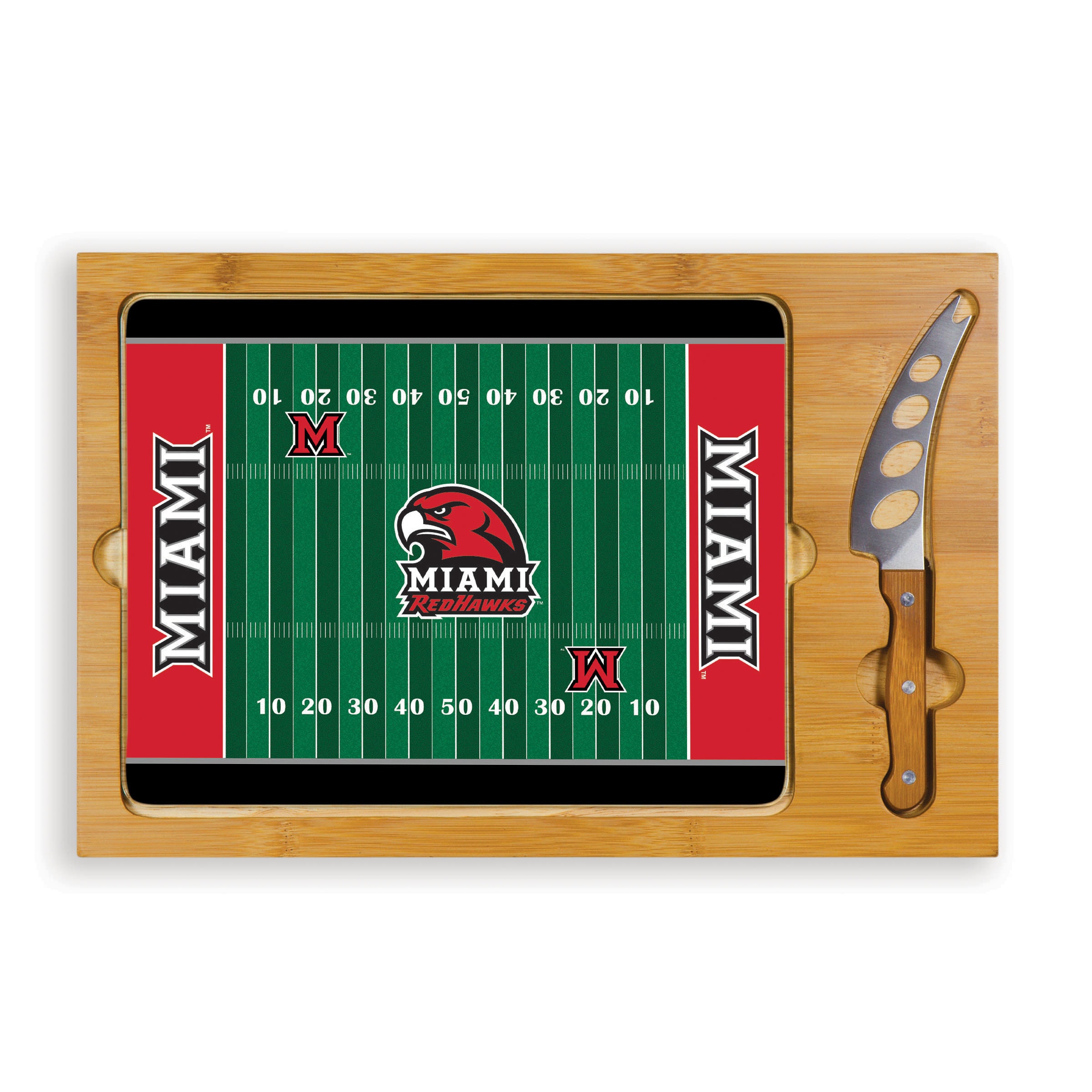 Picnic Time Miami University (ohio) Redhawks Icon Cheese Tray