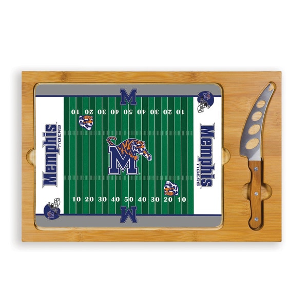 Picnic Time University of Memphis Tigers Icon Cheese Tray - Brown