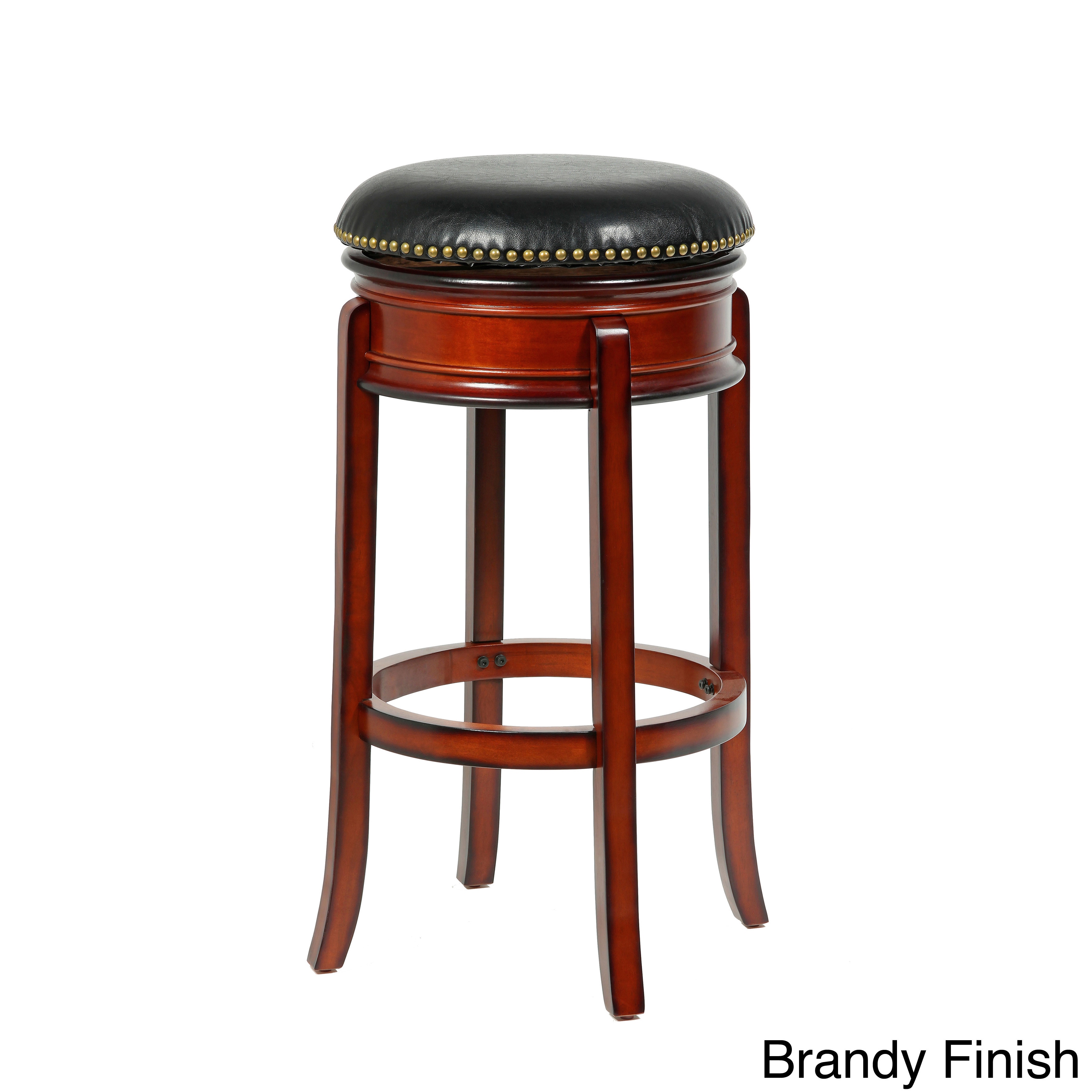 Bristol Swivel Bi cast Leather 24 inch Counter Stool