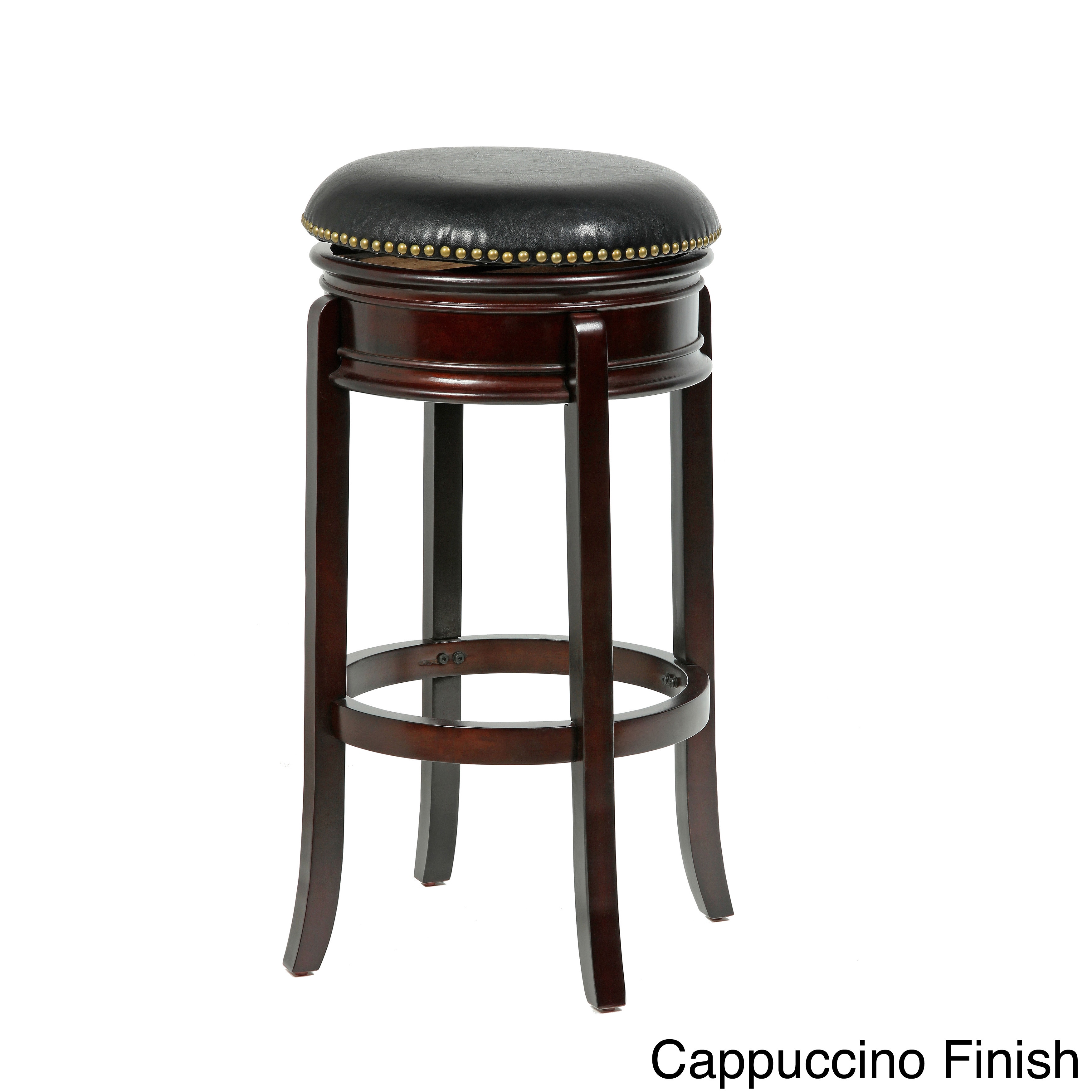 Bristol Swivel Bi cast Leather 24 inch Counter Stool