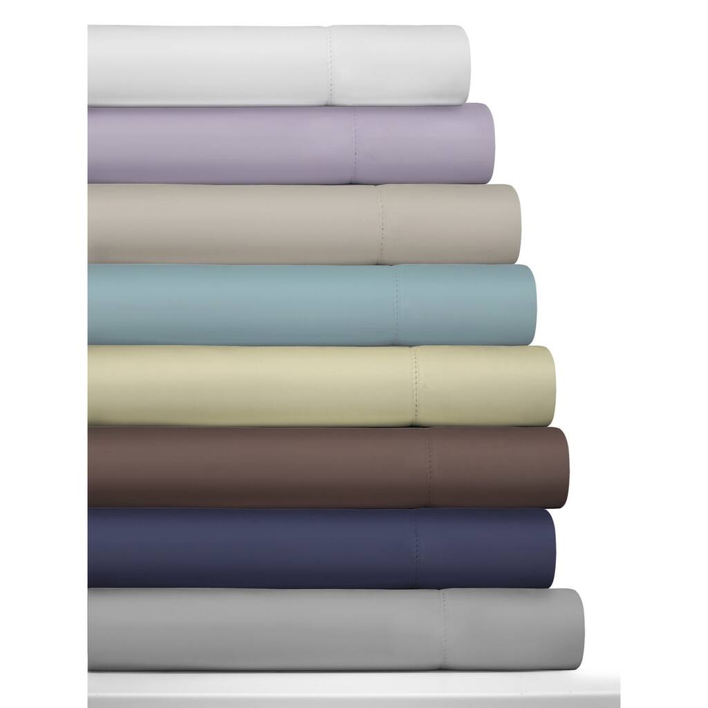 Tribeca Living 800 Thread Count Egyptian Cotton Deep Pocket Sheet Set