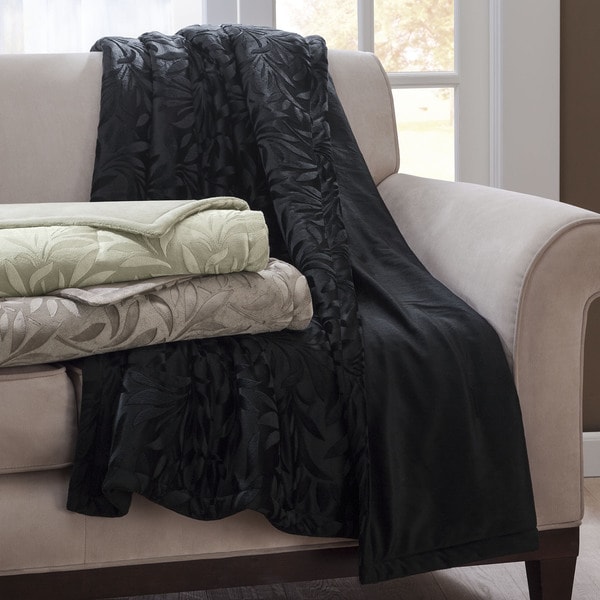 Madison Park Hawthorne Mink Down Alternative Throw Madison Park Throws