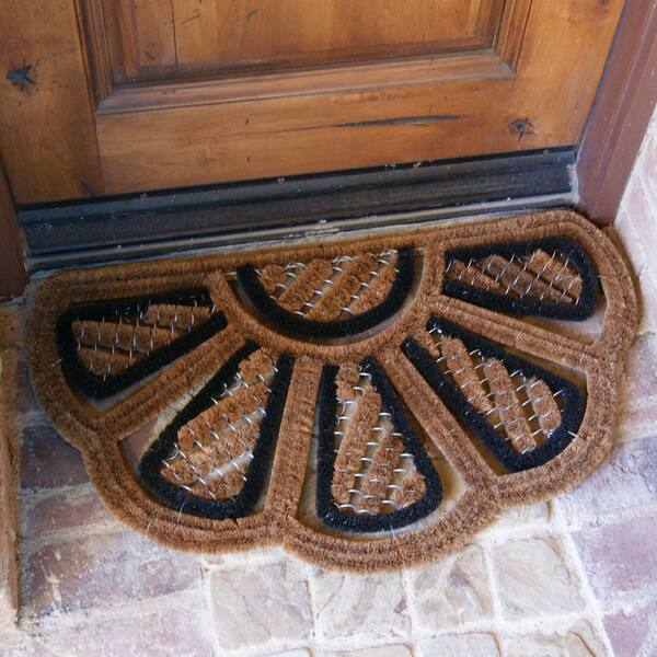 Shop Rubber Cal Petal Half Round Doormat 20 X32 Free