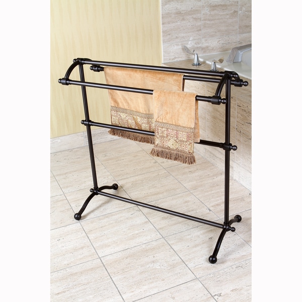 Towel rack bed bath and beyond hot sale