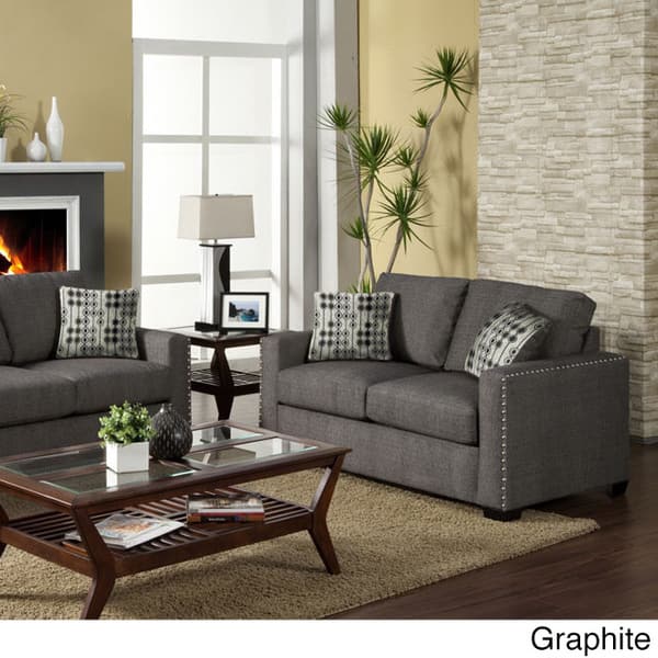 Wolver Nailheadtrim Sofa / Love Seat Set 8397570