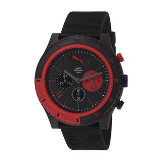 Puma Men's pu103221002 Motion Red/ Black Chronograph Watch