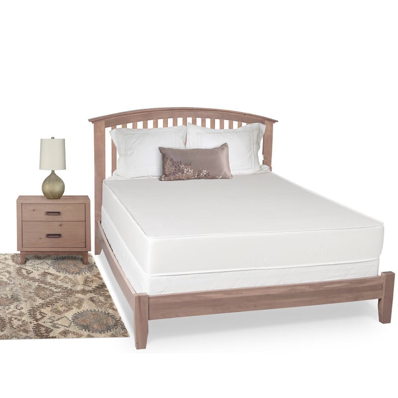 Select Luxury Reversible Comfort 8-in. Medium-firm Foam Mattress - White