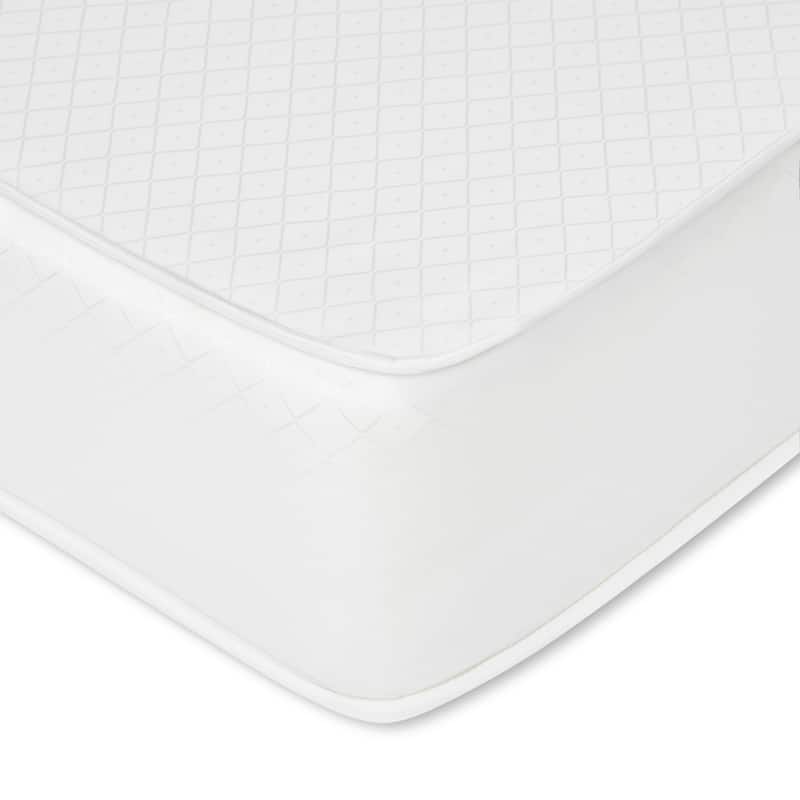 Select Luxury Reversible Comfort 8-in. Medium-firm Foam Mattress - White