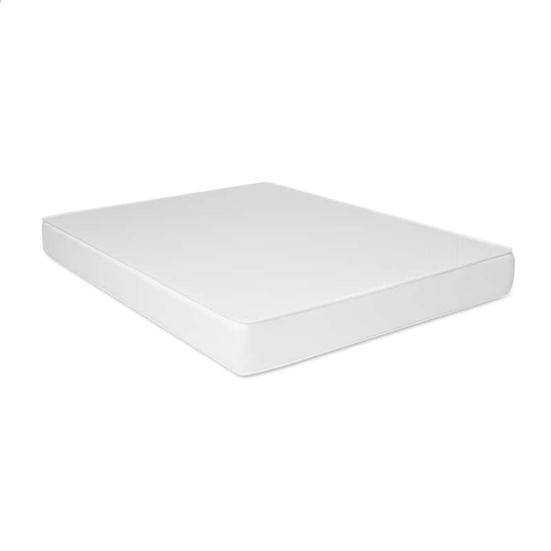Select Luxury Reversible Comfort 8-in. Medium-firm Foam Mattress - White